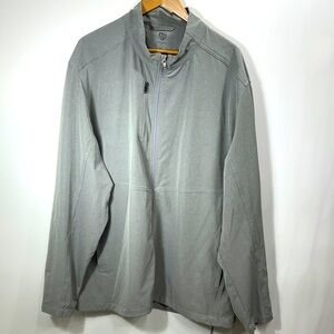 Graham Luxe men’s gray full zip golf jacket size 3 XL.